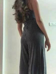 Striped Strappy Jumpsuit