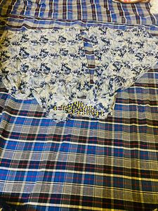 One Piece Ethnic Flarred Gown With Choker Dupatta