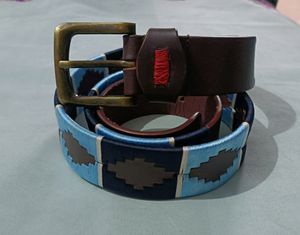 Mens Premium Hand-Stitched Leather Belt