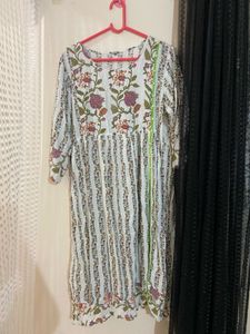 Floral Pearl Beaded Kurta
