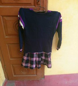 Girls&#39; woolen dress for winter
