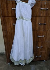 White Gown For 12 To 13 Years Girls