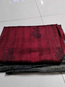 Dailywear Maroon Printed Saree