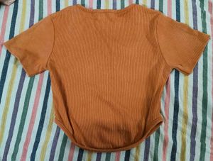 Zara Corset Style Crop Top