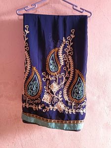 Blue Saree
