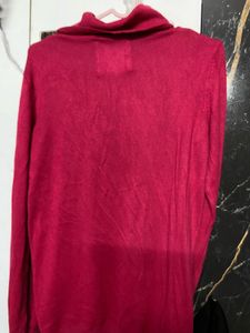 Red Turtleneck Sweater
