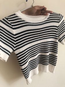Knit Sweater/ Crop Top