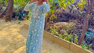 Embroidered Kurti Set