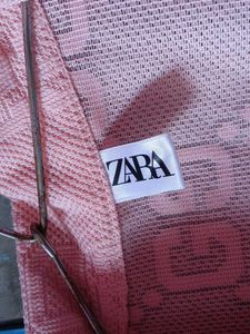 Vintage Pink Monogram Collared Shirt