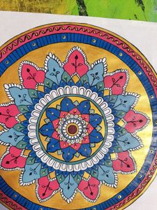 colourfull handmade mandala art design ✨️