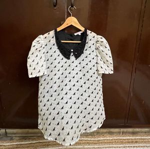 Summer Puff Sleeves Top