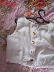 Korean Taselled Crop Top