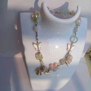 floral  Charm Necklace