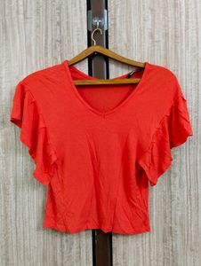 Coral Crop Top (30-32)