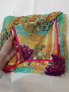 80)new Multicolour Printed Saree