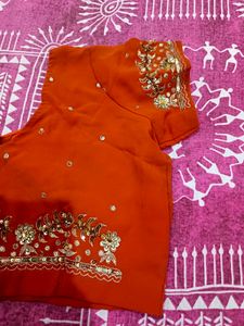 beautiful stone work blouse