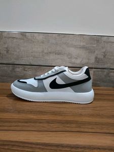 Nike Inspired Gray &amp; White Sneakers
