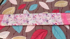 Flower Print Saree