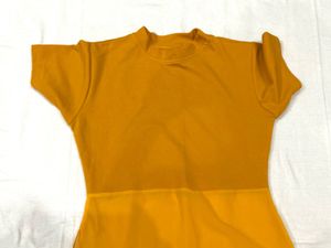 Yellow kurta style Top