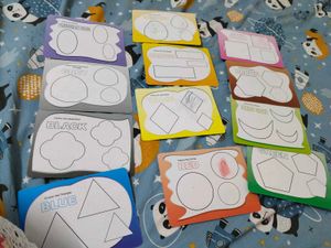 Learning Kit Abc,Shapes And Number Colouring Game