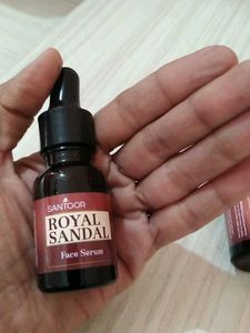 Santoor Royal Sandal Face Pack and serum