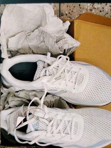 Adidas White Sports Shoes