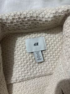 H&amp;M jacket - Unisex- Brand New (off white)