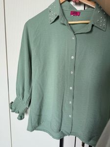 Pearl Shirt Top For Women
