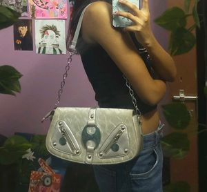 Silver Y2k Bag