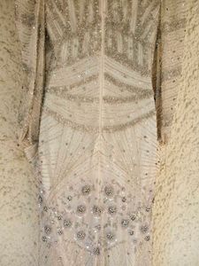 Elegant fully Beaded high neck Gown