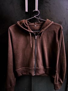 Brown Crop Jacket
