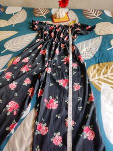 Black Flower Print JumpSuit!