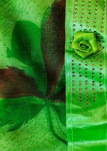 SHADED GREEN SAREE