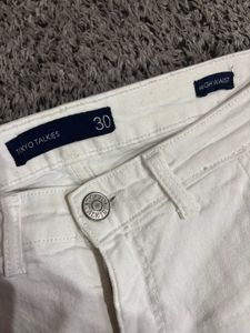 Paper Bag Bootcut Jeans