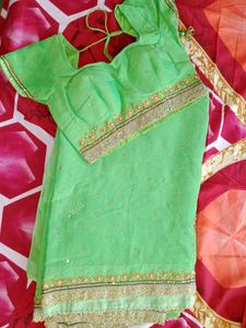 Green Saree