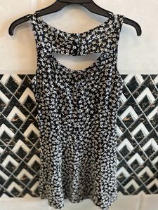 Women Balck&White Short Drees