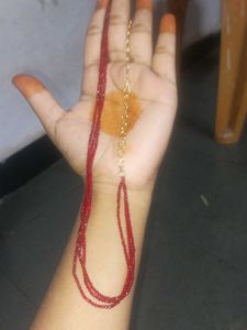 Marron 3 Layers Beads Chain