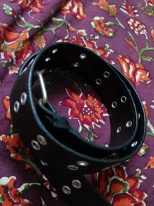 Black Grommet Belt