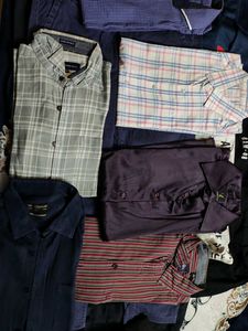 Men's Navy Blue Straight Fit Pants