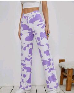 Cow Printed Pants/Jeans