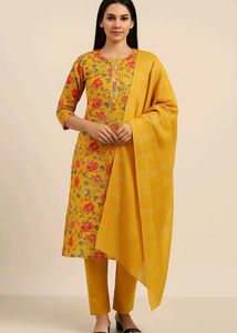 Floral Print Kurta Set