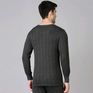 Men's Grey Thermal Top