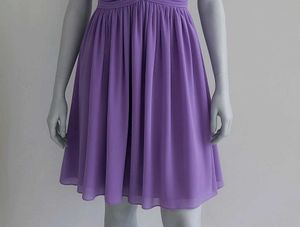 Purple Fit &amp; Flare Dress