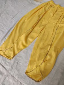 Girl Suit And Dhoti Set..