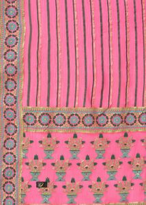 Elegant Green &amp; Pink Kurta Set