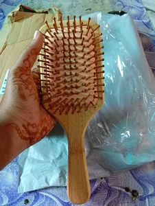 Wooden Paddle Hair Brush