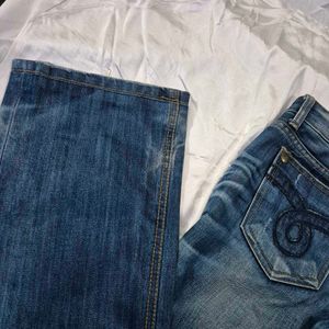low waist /rise  Straight Fit denim /Y2K