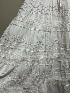 Midi Cottage Core White Dress