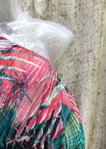 Tropical Print Dress