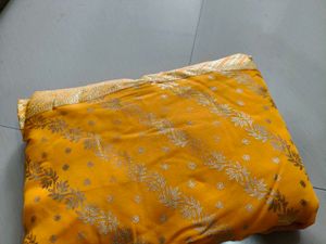 Elegant Yellow Saree